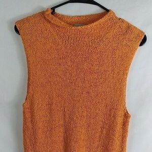 Women's Liz Claiborne Orange Pullover Sweater Size Large